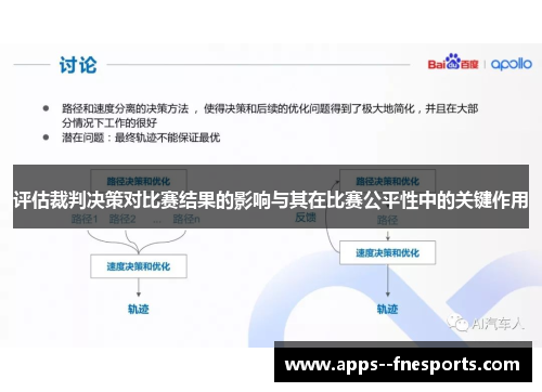 评估裁判决策对比赛结果的影响与其在比赛公平性中的关键作用